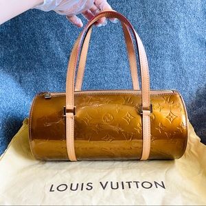 Louis Vuitton Papillon Bedford Copper Bronze Monogram Vernis Leather